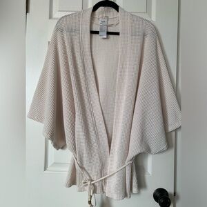 Free People waffle knit kimono sweater